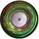 Diamond colored diaphragm horn
